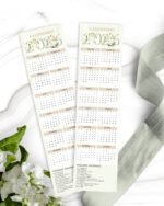 Arquivo Calendário Rosas Brancas 2026 - Imagem 3