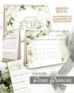 Arquivo Calendário Rosas Brancas 2026 - Imagem 4