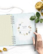 Arquivo Caderno Pautado Flores do Campo Azul - Imagem 4