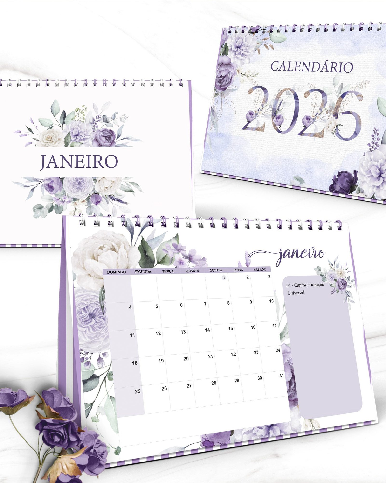 Arquivo Coleção Violeta Calendários 2026 - Imagem 4