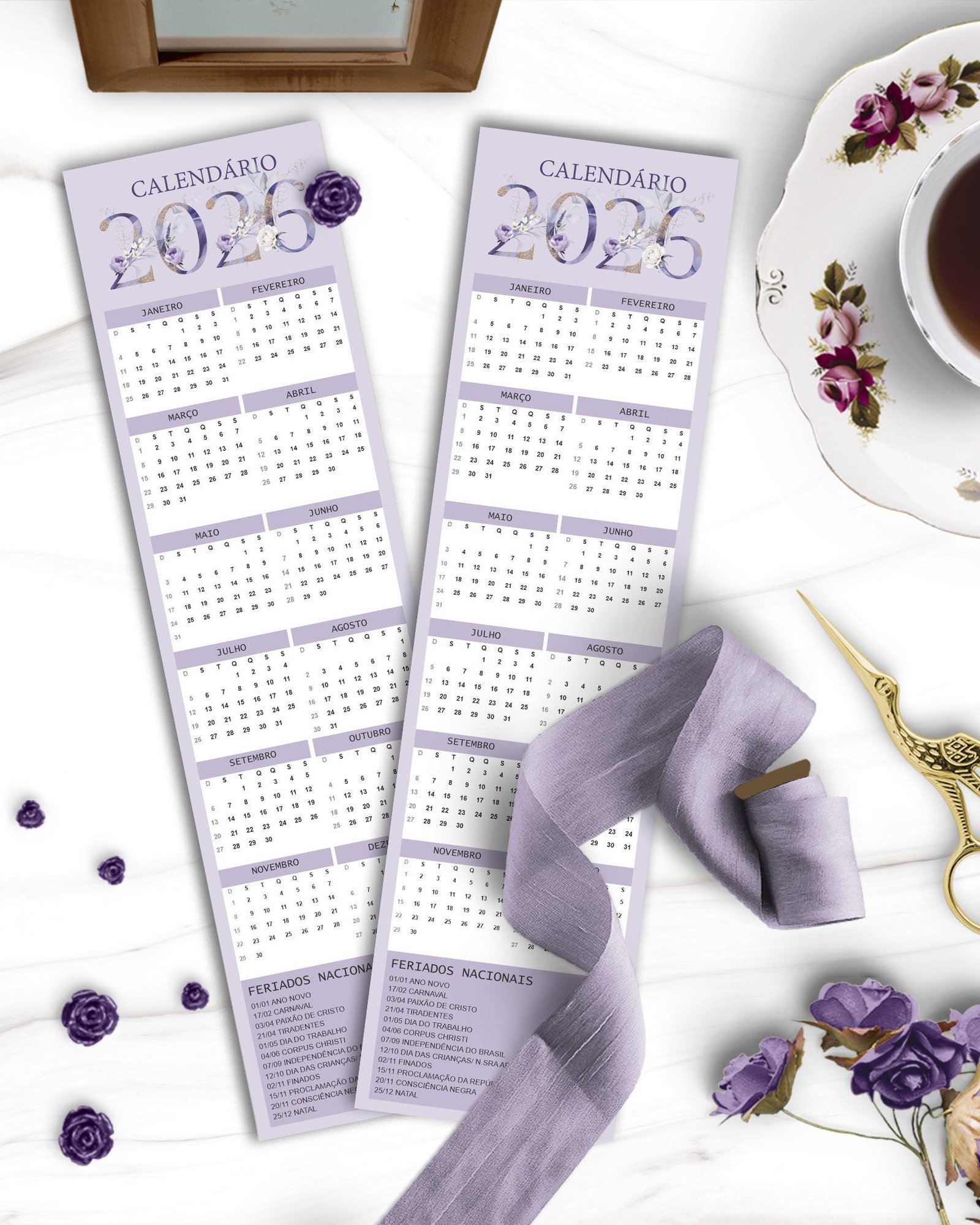 Arquivo Coleção Violeta Calendários 2026 - Imagem 2