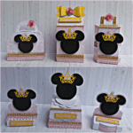 Arquivo de Corte Minnie Realeza Rosa 4