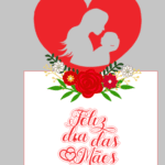 Arquivo topo Feliz Dia das Mãe Silhueta