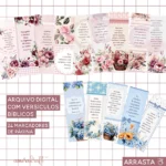 Kit Digital Marca Páginas Versículos Foral