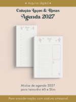 Arquivo Agenda 2027 Coleção Laços & Rosas Costuras