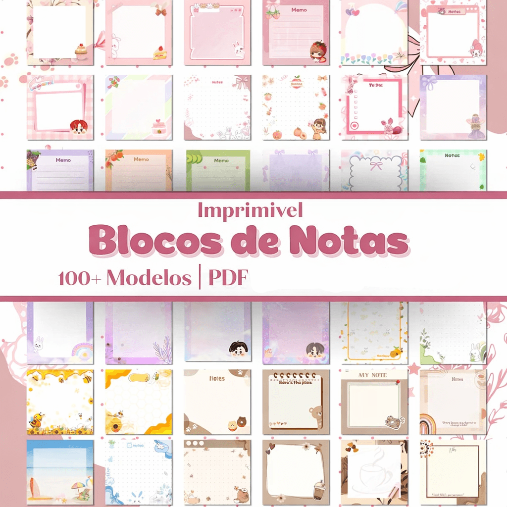 1-Pack Bloquinhos Arquivo Pack Bloquinhos - Imagem 1