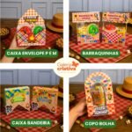 Arquivo Moldes Juninos Donuts e Doces - Imagem 4