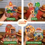 Arquivo Moldes Juninos Donuts e Doces - Imagem 2