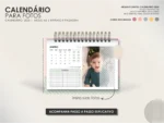 Arquivo Calendário 2026 A6 com Fotos - Imagem 2