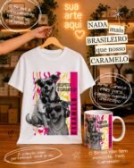 Arquivo Sublimação Brasil Cachorro Caramelo - Imagem 3