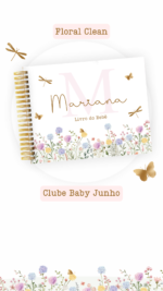 Arquivo encadernação baby floral clean - Imagem 4