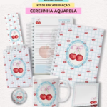 Arquivo Kit Cerejinha Aquarela