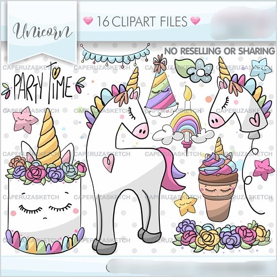 139_Unicorn3 Kit Digital Aniversário Unicornio - Imagem 1