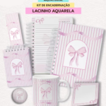 Arquivo Kit Lacinho Aquarela