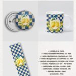 Arquivo Kit Limão Siciliano Aquarela - Imagem 4