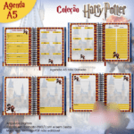 Arquivo Agenda Não Datada A5 Coleção Harry Potter - Imagem 3