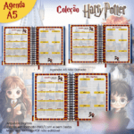 Arquivo Agenda Não Datada A5 Coleção Harry Potter - Imagem 4
