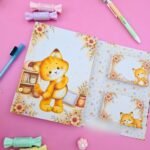 Arquivo Caderno Especial Parafuso + Embutido A5 - Meu gatinho
