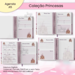 Arquivo Agenda Escolar Princesa - Imagem 2