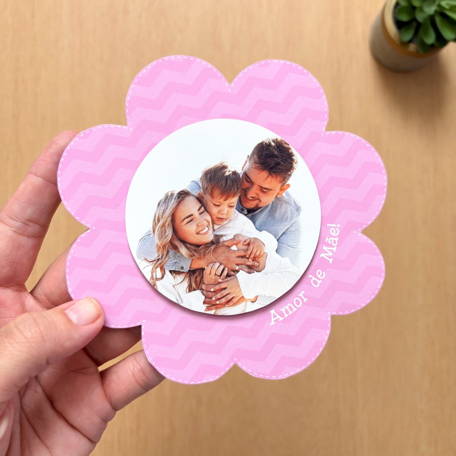 2-Porta Retrato com ímã Arquivo Dia das Mães Porta Retrato com Ìma - Imagem 1