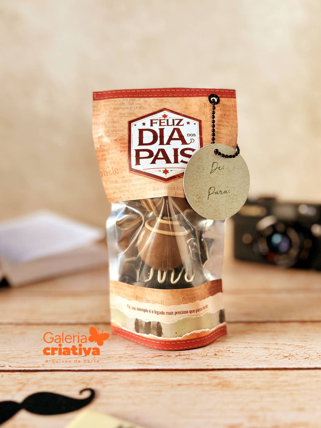 2 - SAQUINHO ZIPLOCK 10x17 Arquivo Dia dos Pais Saquinho ZipLock - Imagem 1