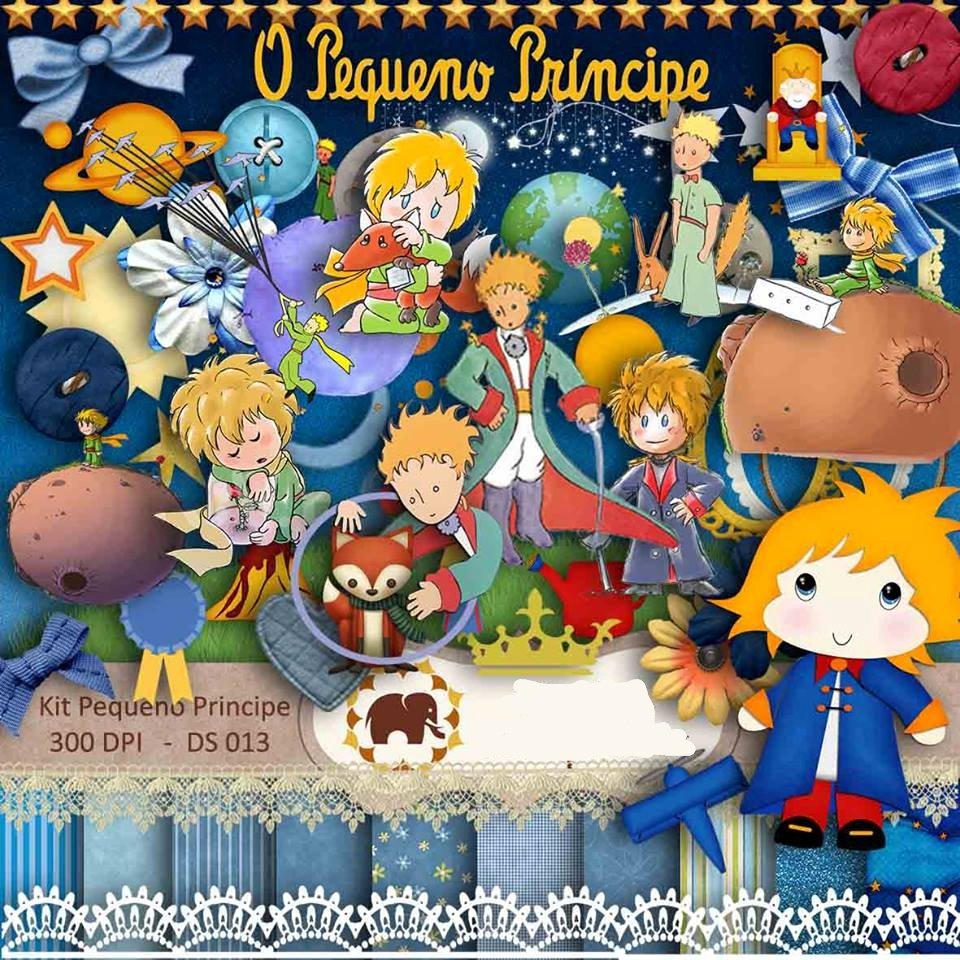 2013-7550 - Pequeno Principe (Digital Scrapbook - DS013) Kit Digital Pequeno Principe - Imagem 1