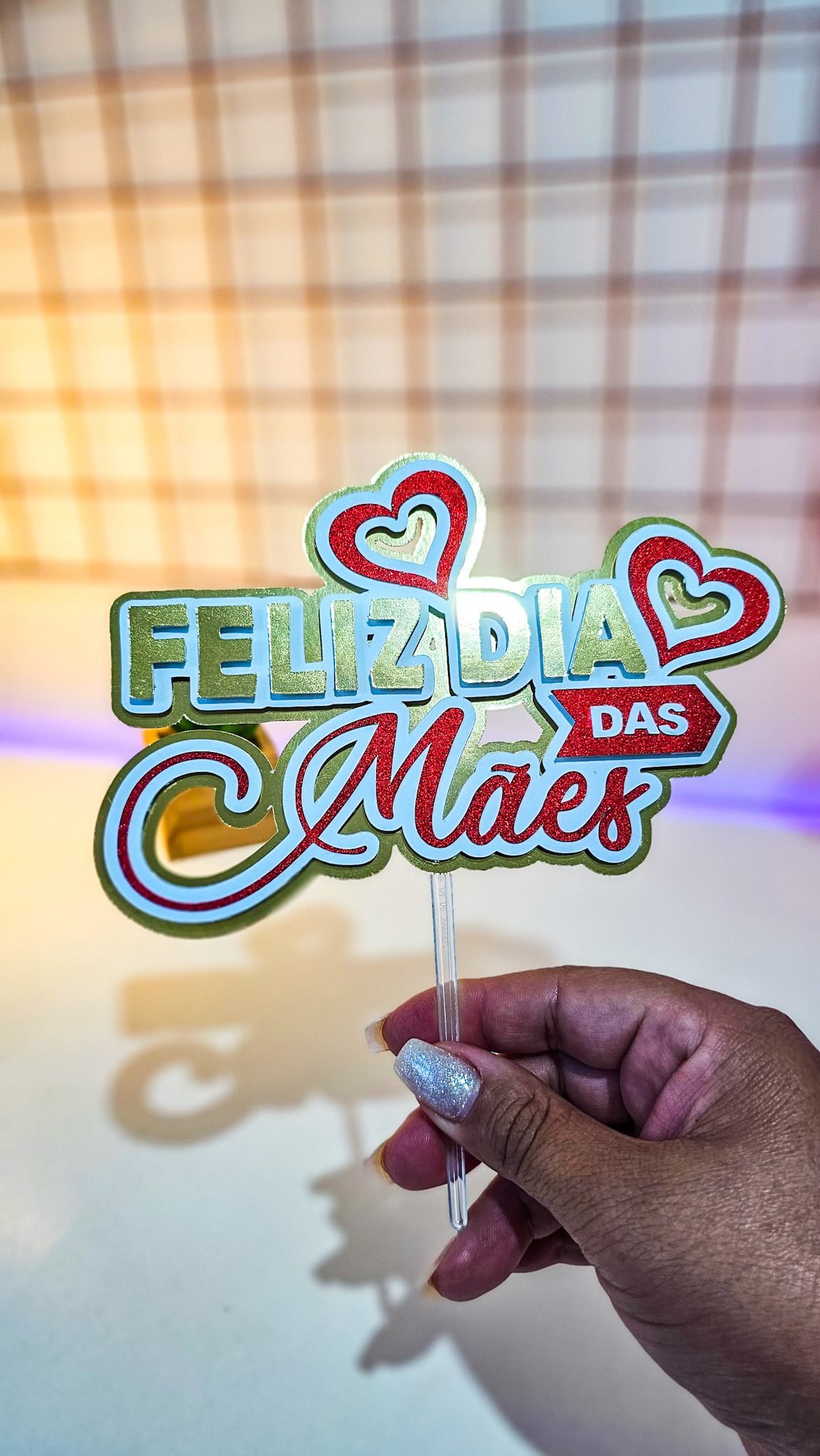 2026 - DESCOMPLICA - FELIZ DIA DAS MÃES 1 Arquivo Topo de Bolo Dia das Mães - Imagem 1