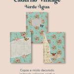 Arquivo Caderno vintage verde agua costura 2026
