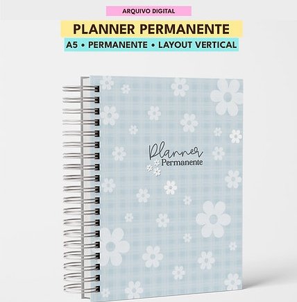 24-PLANNER PERM A5 VERTICAL Arquivo Planner Perm A5 Vertical - Imagem 1