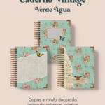 Arquivo caderno vintage verde agua wireo 2026