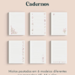Arquivo Cadernos Coleção Laços & Rosas Costura 2026