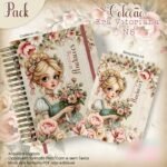 Arquivo Caderno + Bloquinho Coleção Era Vitoriana N5