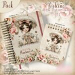 Arquivo Caderno + Bloquinho Era Vitoriana N1