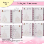 Arquivo Agenda Escolar Princesa - Imagem 3
