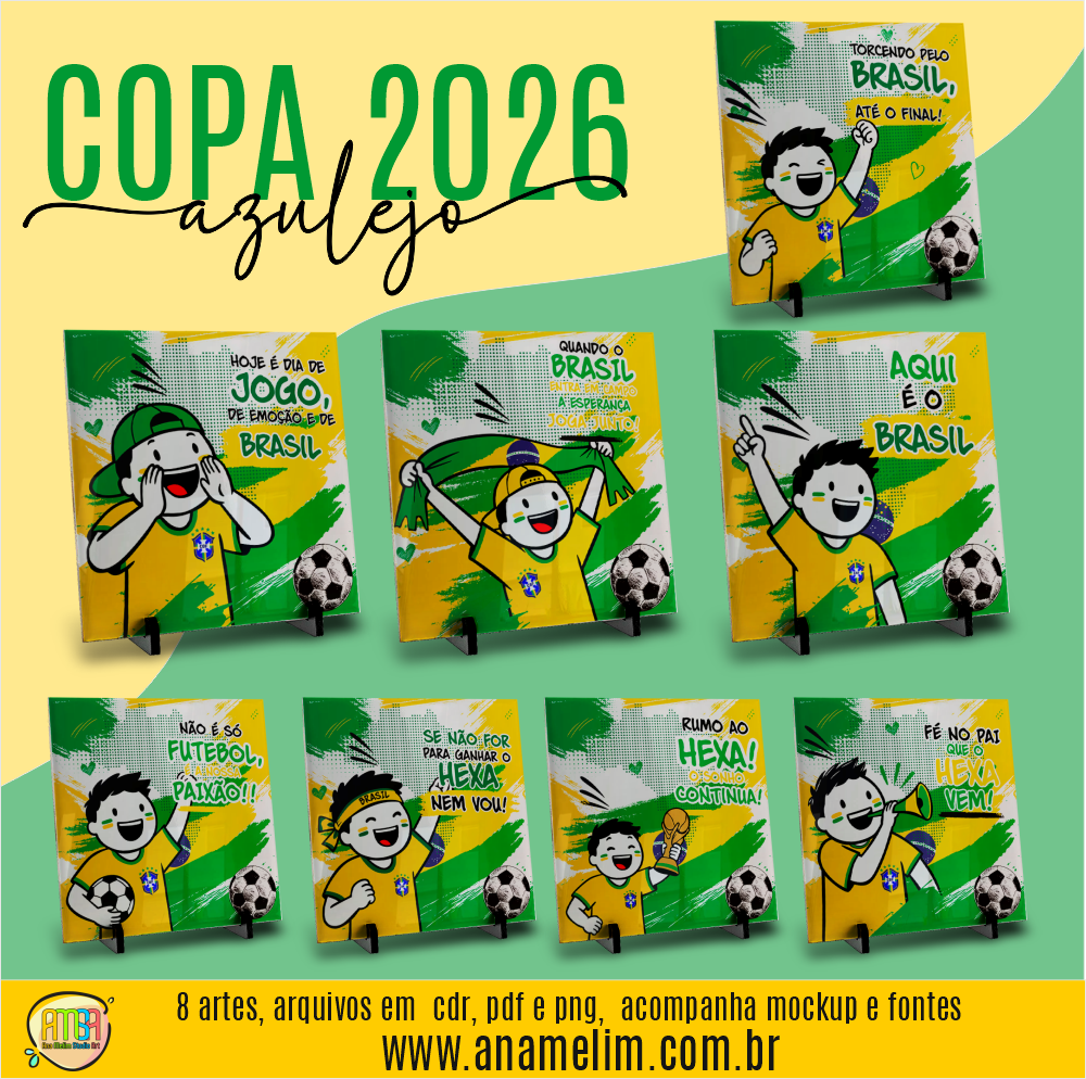 3-COPA 2026 AZULEJO Arquivo Copa do Mundo 2026 Azulejo - Imagem 1