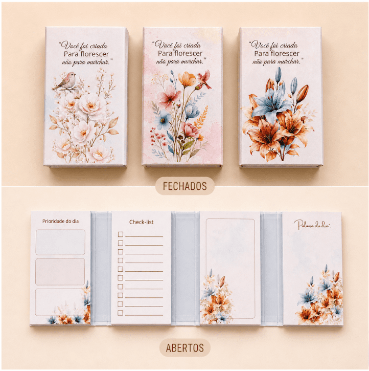 3-Coleção Mini Planner Jardim Arquivo Coleção Mini Planner Jardim - Imagem 1