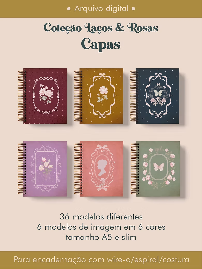 32-Capas Coleção Laços & Rosas Arquivo Capas Coleção Laços & Rosas 2026 - Imagem 1