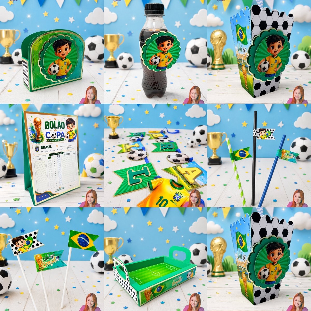 33-2026 - TAMIRES MOURA - DECORAÇÃO COPA DO MUNDO Arquivo Coleção Copa do Mundo 2026 - Imagem 1