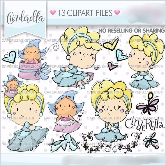 36_Princess-Cinderella1 Kit Digital Princesa Cinderella - Imagem 1