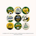 Arquivo Copa do Mundo Bottons Torcer Juntos