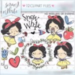 Kit Digital Princesinha Branca de Neve