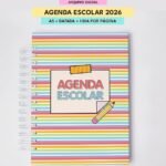Arquivo Agenda Escolar Datada 2026 A5 1 Dia por Página
