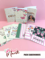 Arquivo Dia da Mulher Pack Caderninhos - Flor de Maria