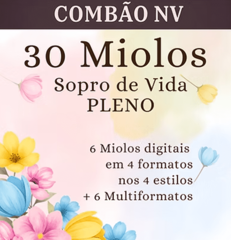 5-COMBÃO NV - MIOLOS SOPRO DE VIDA PLENO Arquivo Combão Miolos Sopro de Vida - Imagem 1