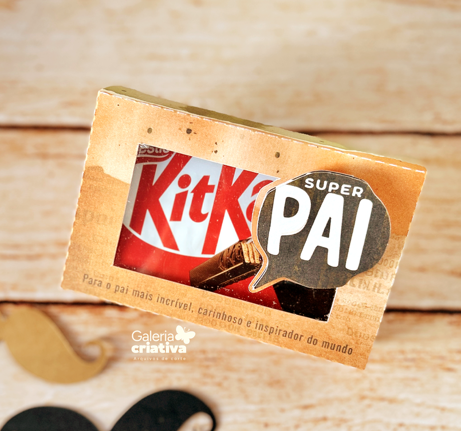 5 - Caixa Kitkat Arquivo Dia dos Pais Caixa KitKat - Imagem 1