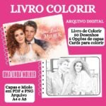 Arquivo Livro de Colorir Linda Mulher - Imagem 3