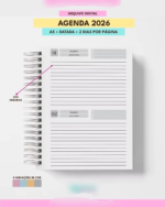 Arquivo Agenda Dat 2026 A5 2DPP - Imagem 6