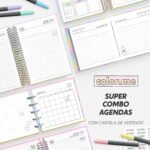 Arquivo SUPER Combo Agenda para Colorir 2026 - Color.me
