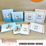 Arquivo Combão Menina + Menino Raposinhas Vintage