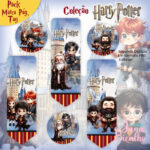 Arquivo Pack Marca Páginas e Tags Coleção Harry Potter
